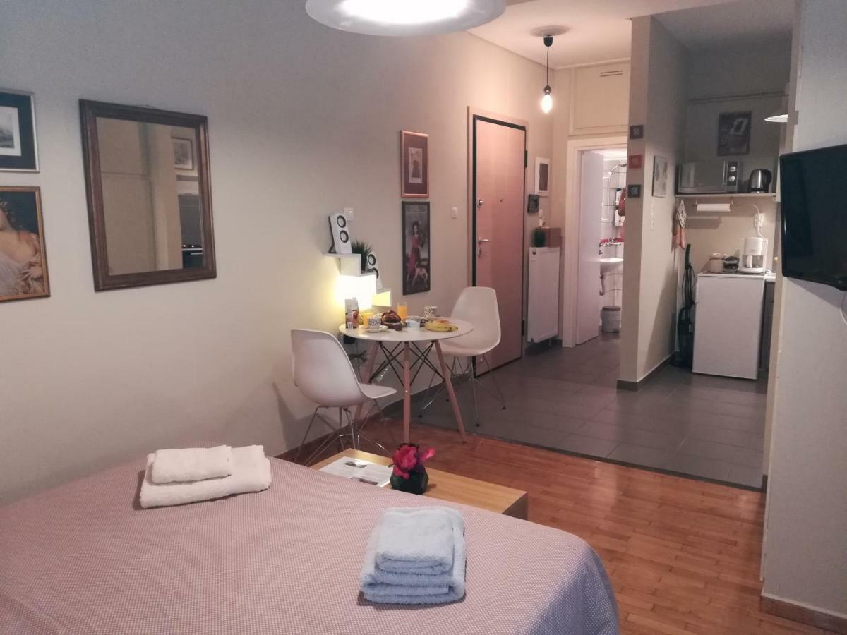Koukaki Ideal Studio For 2 Athens Luaran gambar